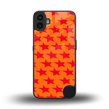 Celestial Citrus back phone cover | glass case for cmf nothing phone 1
