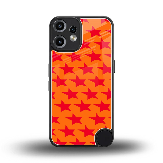 Celestial Citrus back phone cover | glass case for cmf nothing phone 2 pro