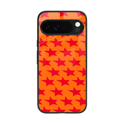 Celestial Citrus back phone cover | glass case for google pixel 10 pro xl