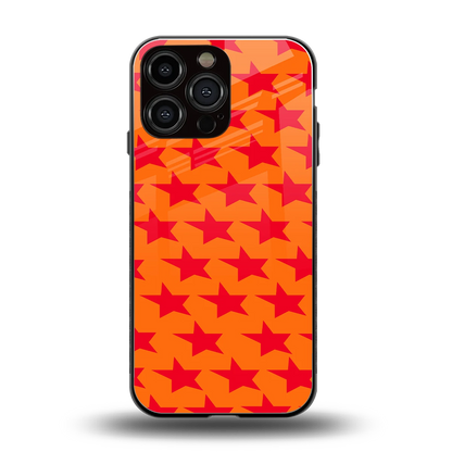 Celestial Citrus back phone cover | glass case for iphone 15 pro max