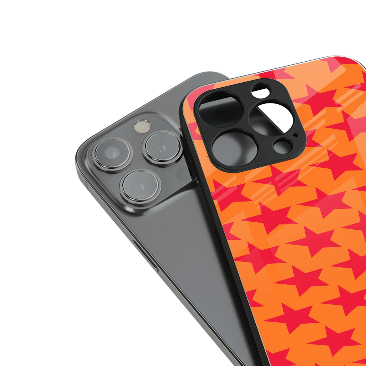 Celestial Citrus stylish phone case for iphone 13 mini | glossy glass and slim fit