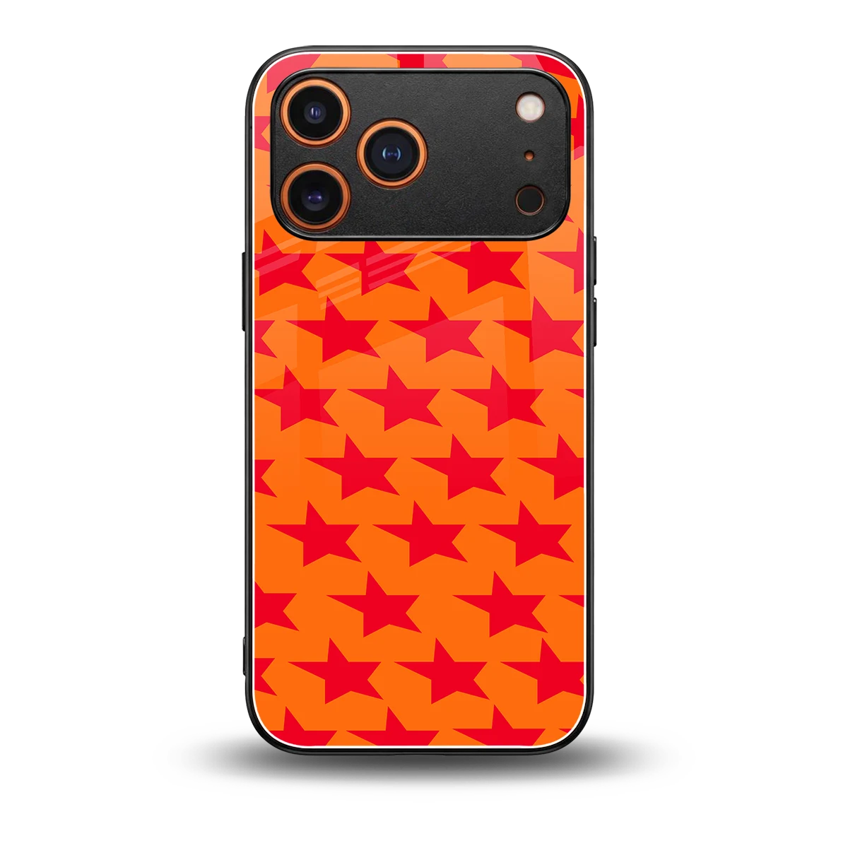 Celestial Citrus back phone cover | glass case for iphone 17 pro