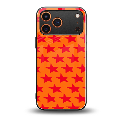 Celestial Citrus back phone cover | glass case for iphone 17 pro