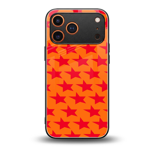 Celestial Citrus back phone cover | glass case for iphone 17 pro max