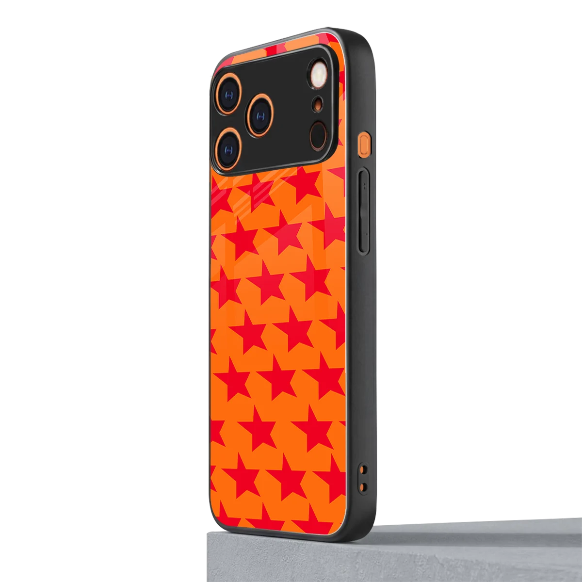 Celestial Citrus iphone 17 pro mobile cover | shockproof glass phone case