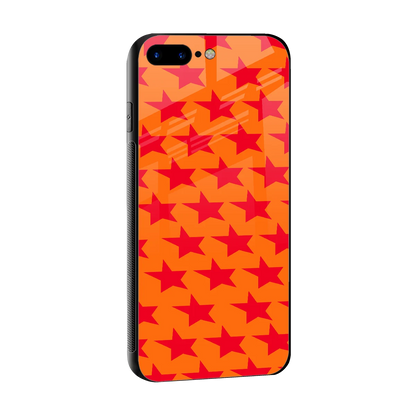 Celestial Citrus sleek iphone 8 plus cover with tempered glass back and TPU edges