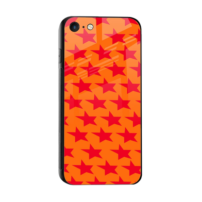 Celestial Citrus sleek iphone 7 cover with tempered glass back and TPU edges