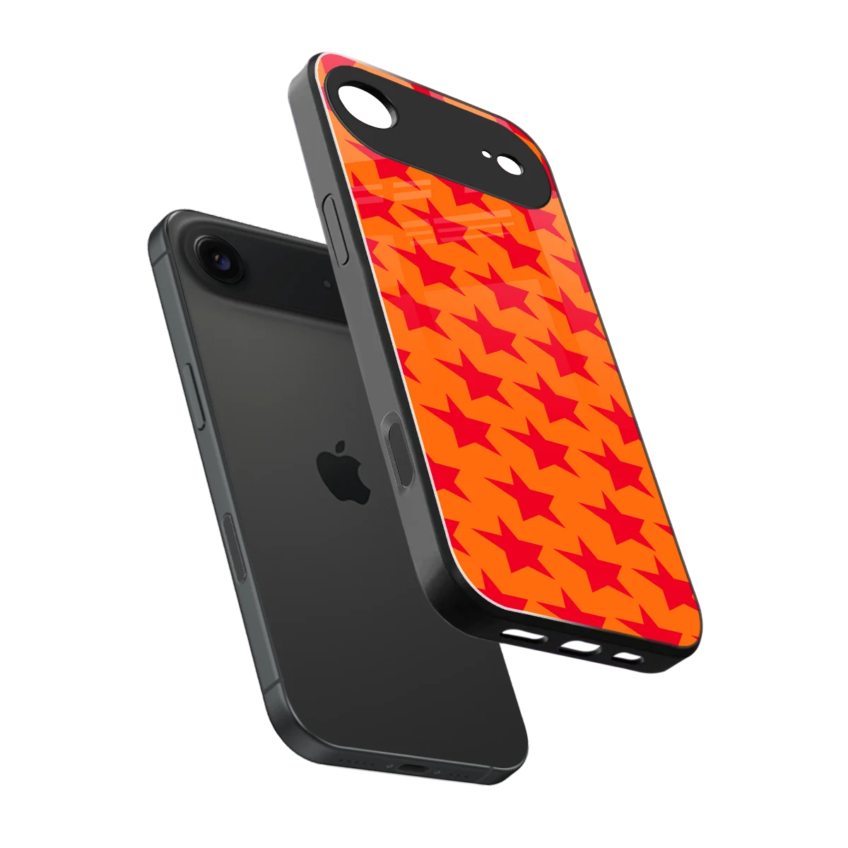 Celestial Citrus sleek iphone air cover with tempered glass back and TPU edges