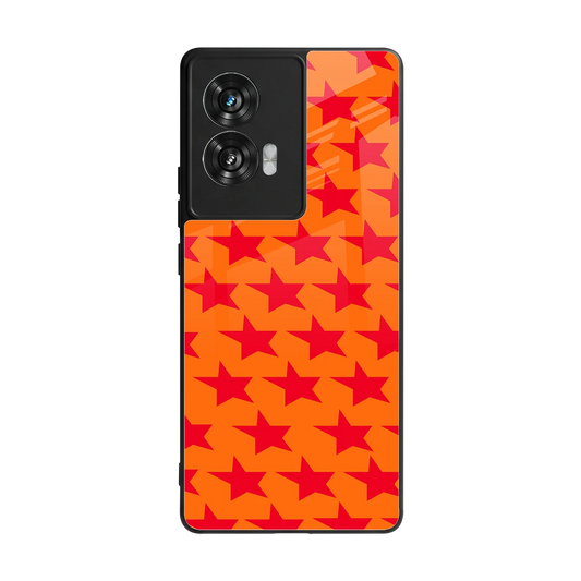 Celestial Citrus back phone cover | glass case for motorola edge 50 fusion
