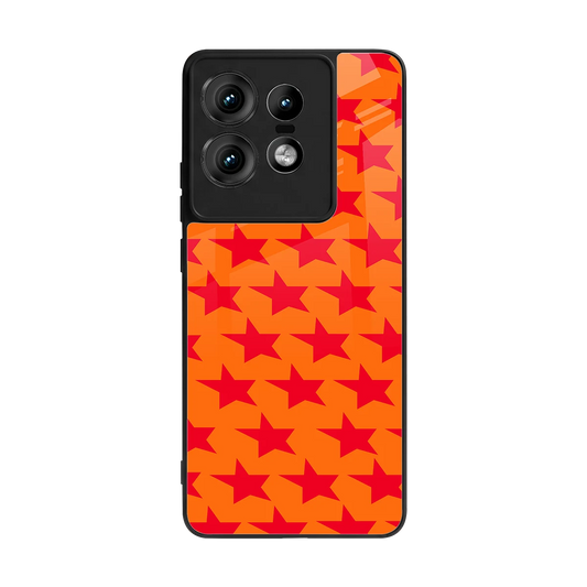 Celestial Citrus back phone cover | glass case for motorola edge 50 pro