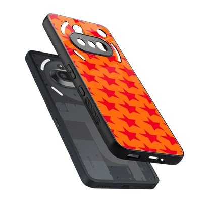 Celestial Citrus sleek nothing phone 3a cover with tempered glass back and TPU edges