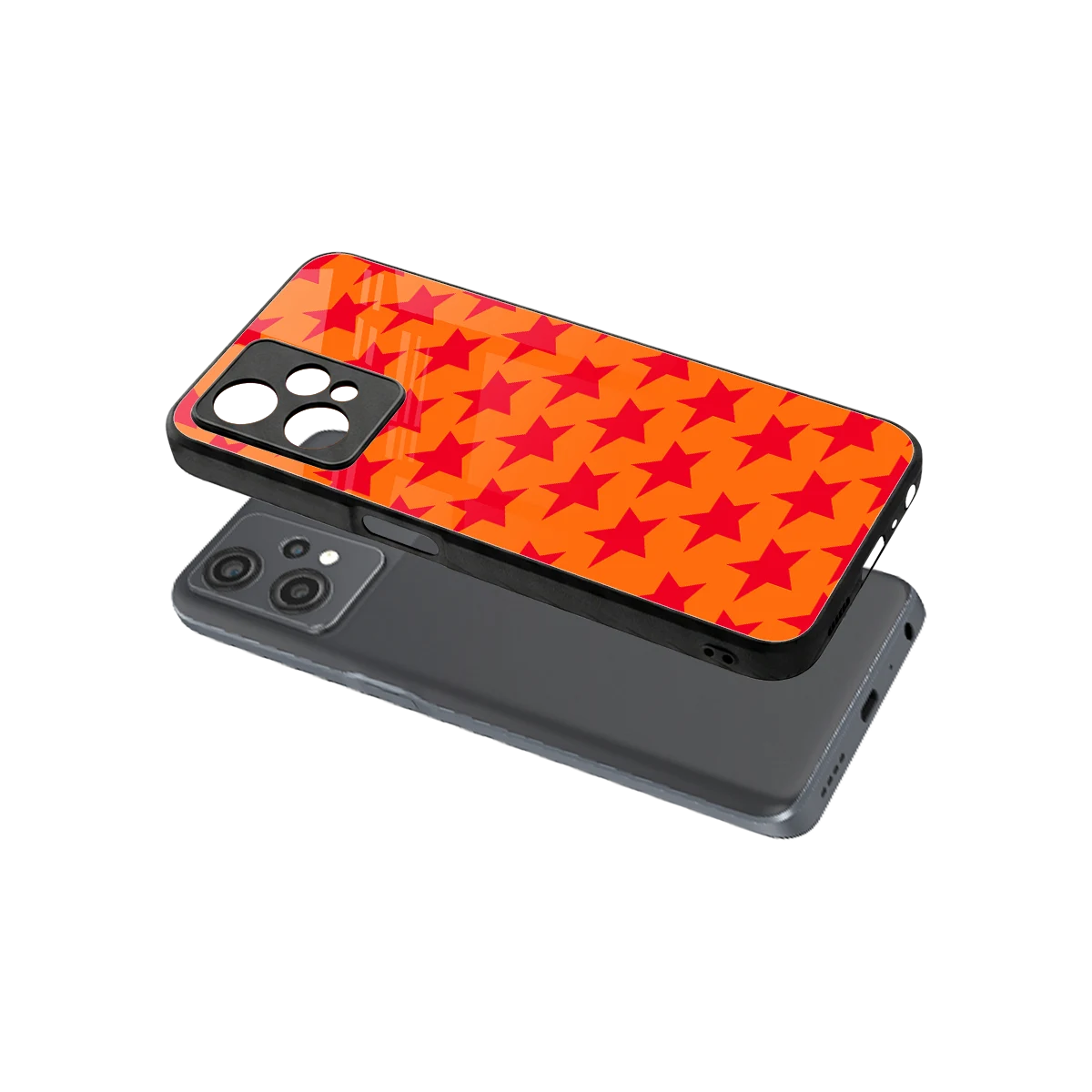 Celestial Citrus sleek oneplus nord ce 2 lite cover with tempered glass back and TPU edges