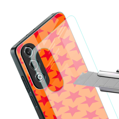 Celestial Citrus stylish phone case for oneplus nord ce 4 | glossy glass and slim fit