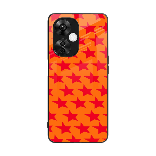 Celestial Citrus back phone cover | glass case for oneplus nord ce 3 lite