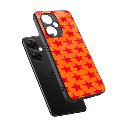 Celestial Citrus sleek oneplus nord ce 3 lite cover with tempered glass back and TPU edges