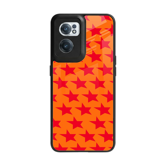 Celestial Citrus back phone cover | glass case for oneplus nord ce 2