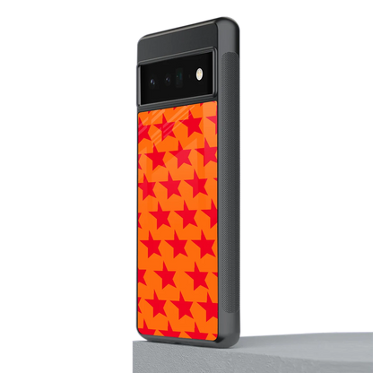 Celestial Citrus stylish phone case for google pixel 6 pro | glossy glass and slim fit