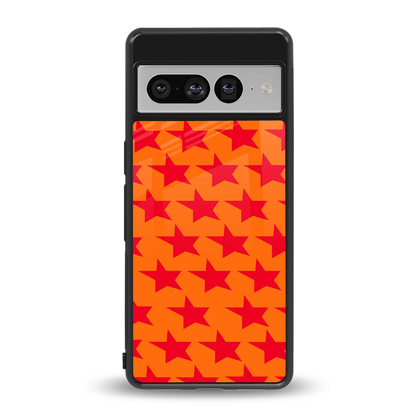 Celestial Citrus back phone cover | glass case for google pixel 7 pro