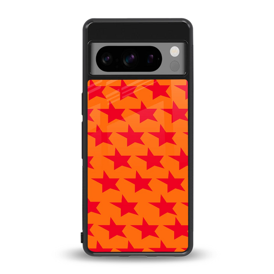 Celestial Citrus back phone cover | glass case for google pixel 8 pro