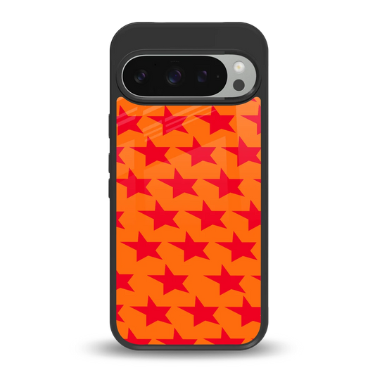 Celestial Citrus back phone cover | glass case for google pixel 9 pro xl