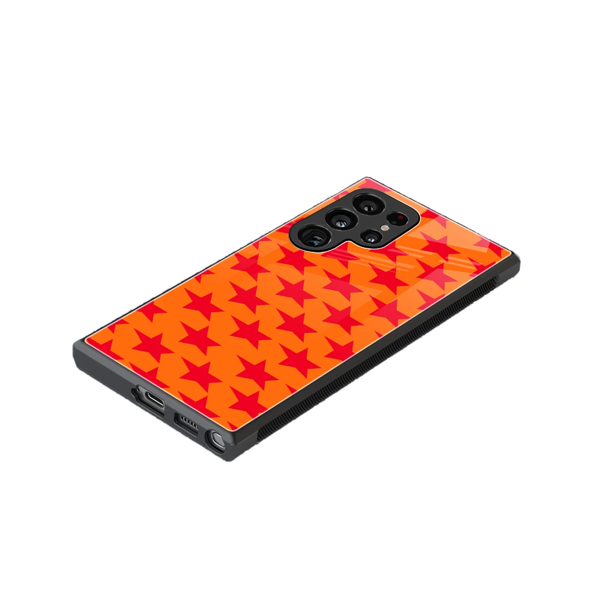 Celestial Citrus stylish phone case for samsung galaxy s24 ultra | glossy glass and slim fit