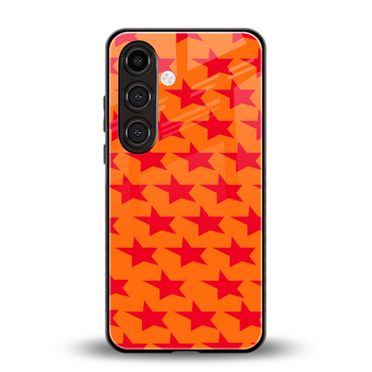 Celestial Citrus back phone cover | glass case for samsung galaxy s24