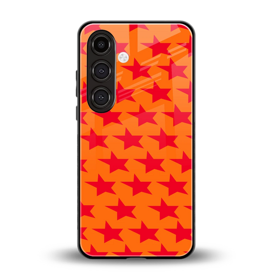 Celestial Citrus back phone cover | glass case for samsung galaxy s24