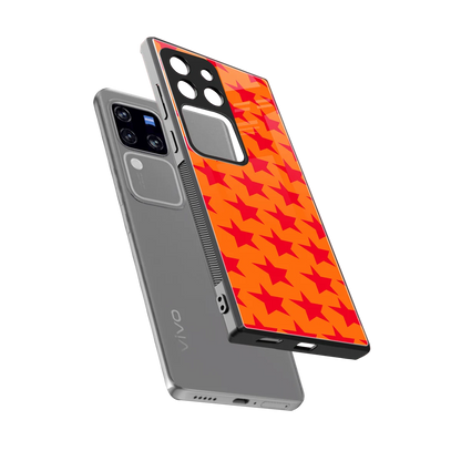 Celestial Citrus sleekvivo v30 pro cover with tempered glass back and TPU edges