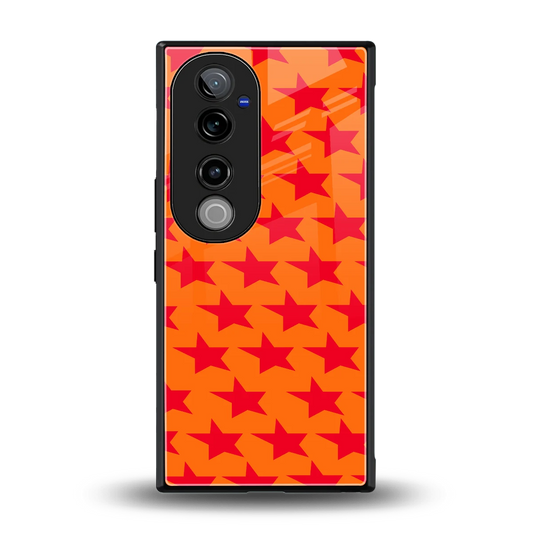 Celestial Citrus back phone cover | glass case for vivo v40 pro