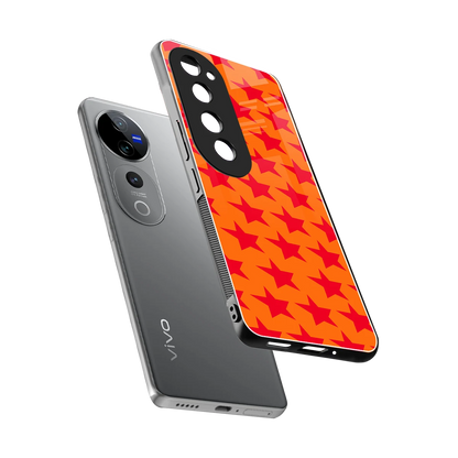 Celestial Citrus sleek vivo v40 pro cover with tempered glass back and TPU edges