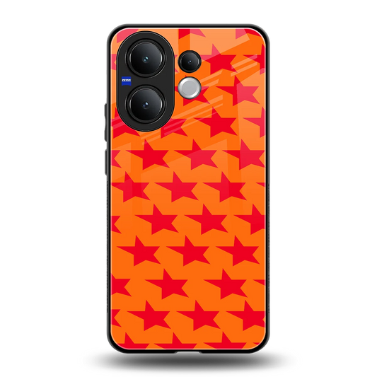 Celestial Citrus back phone cover | glass case for vivo v60