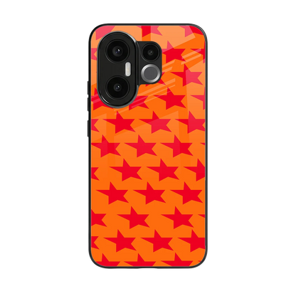 Celestial Citrus back phone cover | glass case for vivo x200 fe