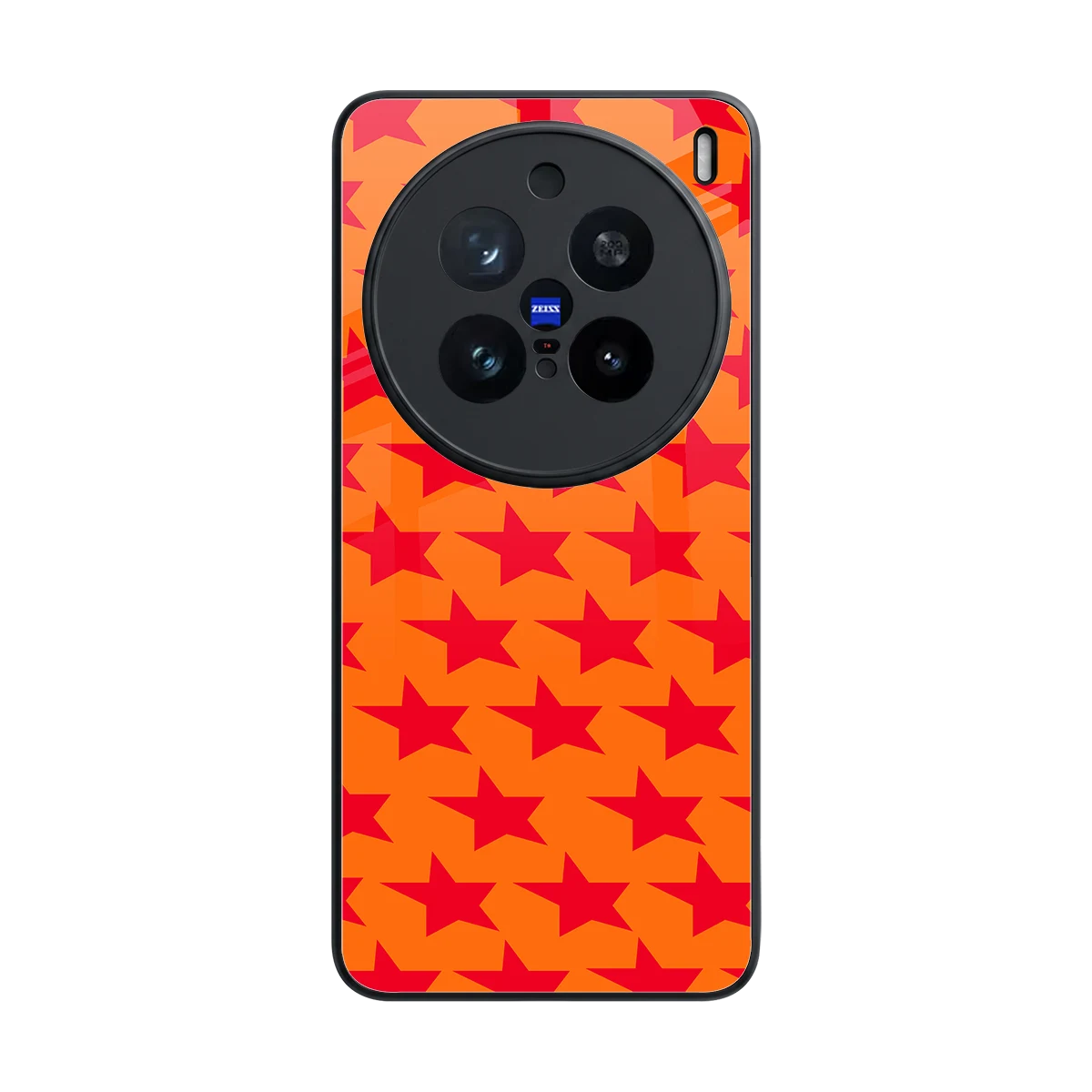 Celestial Citrus back phone cover | glass case for vivo x200 pro