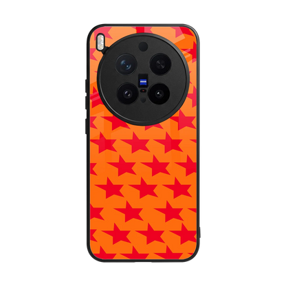 Celestial Citrus back phone cover | glass case for vivo x300 pro