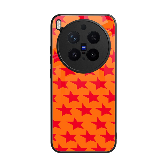 Celestial Citrus back phone cover | glass case for vivo x300 pro