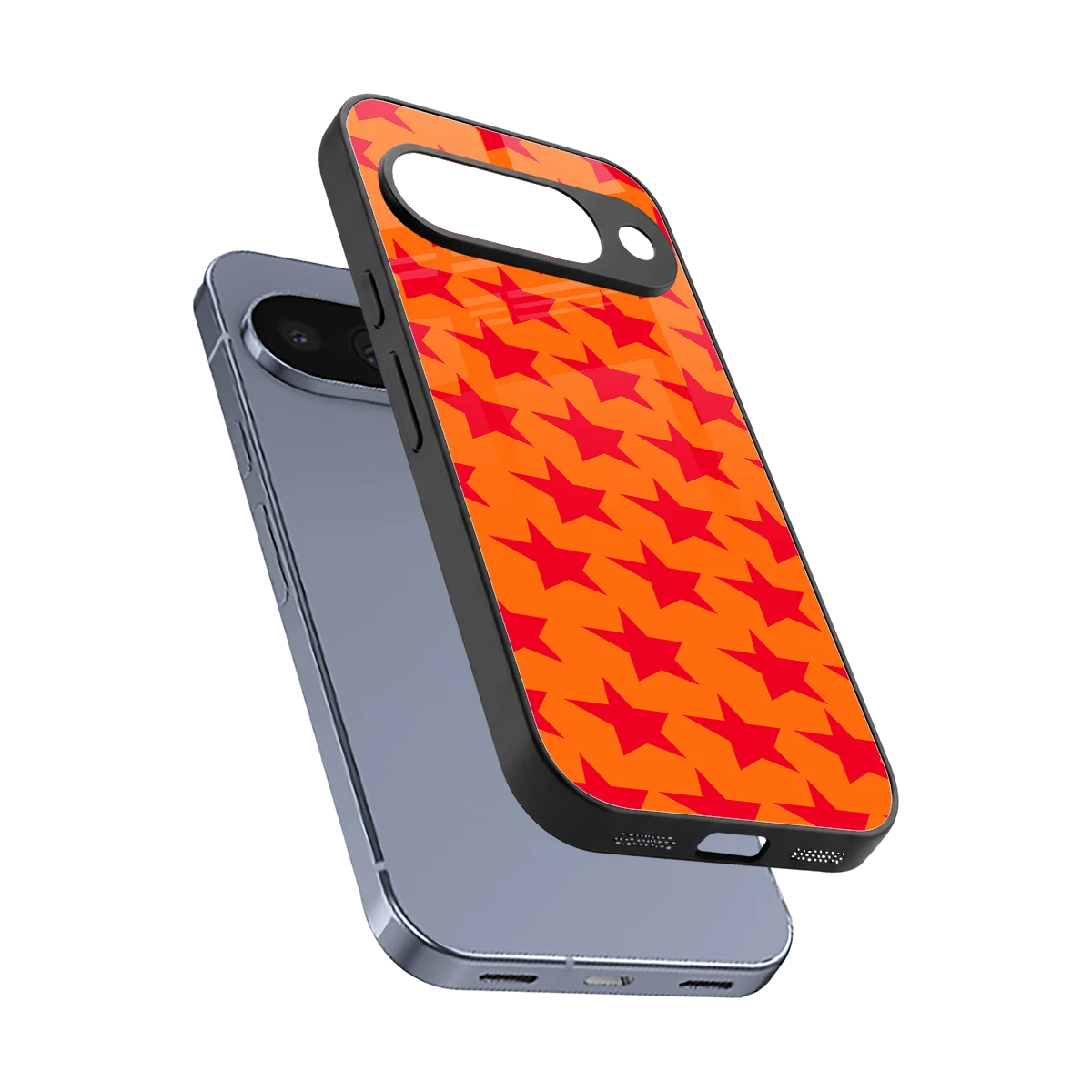 Celestial Citrus sleek google pixel 10 cover with tempered glass back and TPU edges