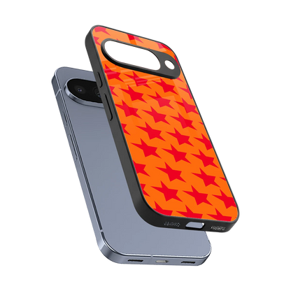 Celestial Citrus sleek google pixel 10 cover with tempered glass back and TPU edges