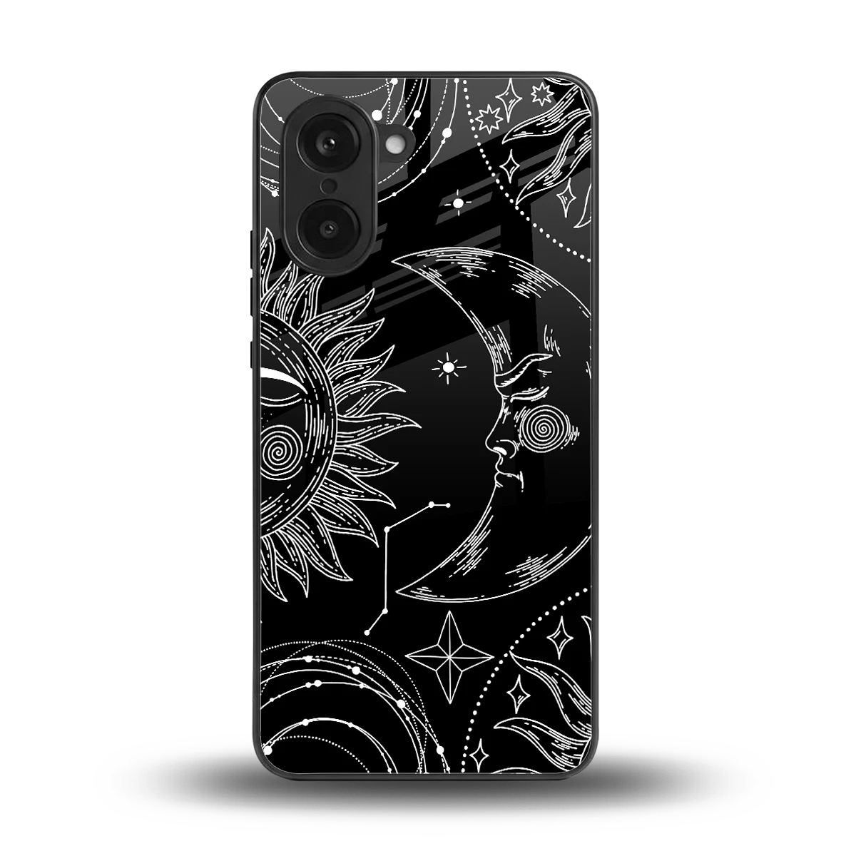 Celestial Duo back phone cover | glass case for oneplus nord ce5 5g