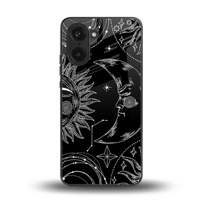 Celestial Duo back phone cover | glass case for oneplus nord ce5 5g