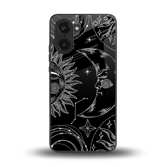 Celestial Duo back phone cover | glass case for oneplus nord ce5 5g