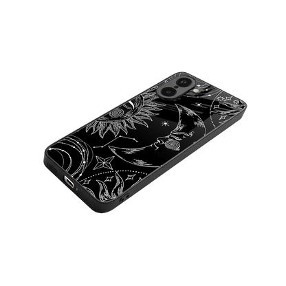 Celestial Duo stylish phone case for oneplus nord ce5 5g | glossy glass and slim fit