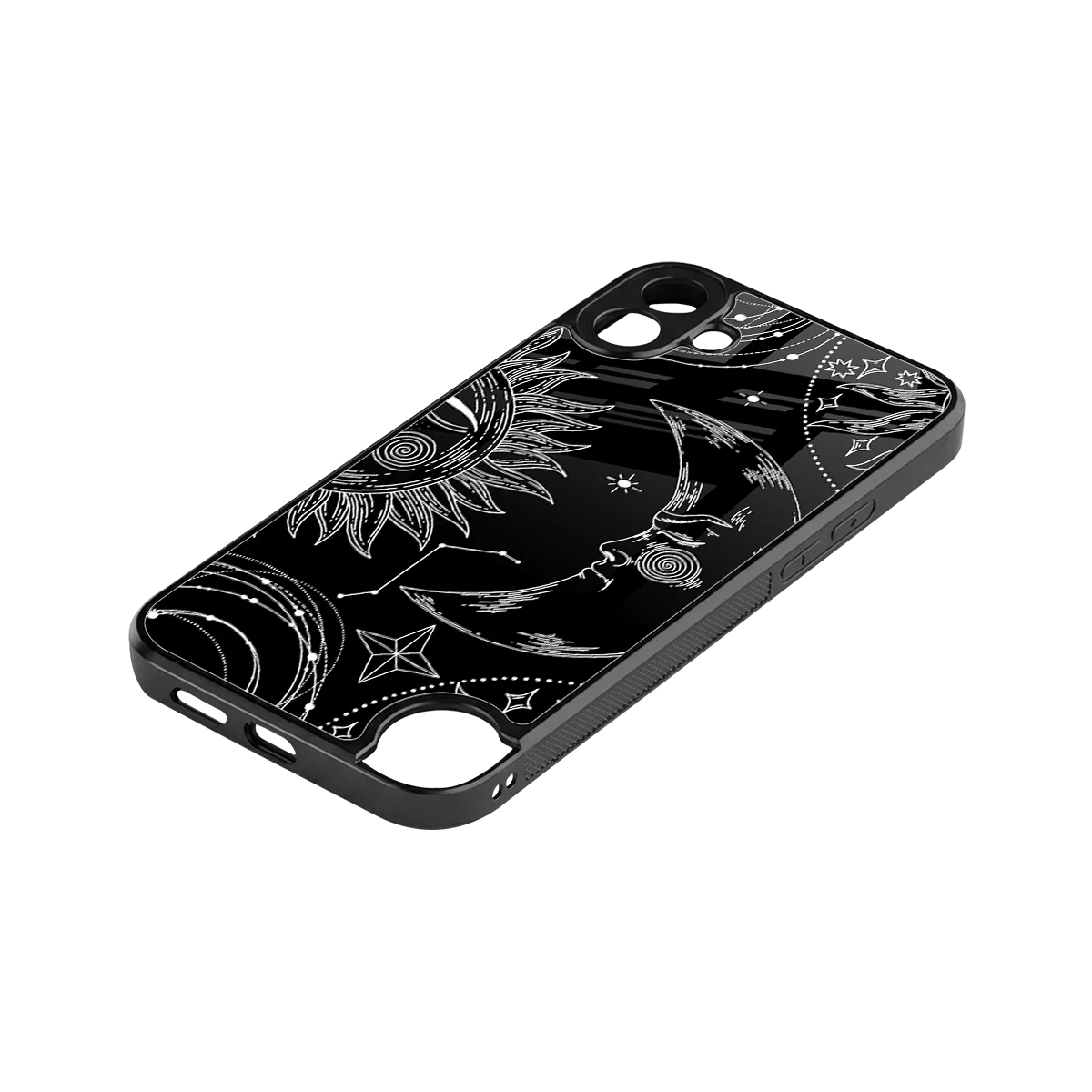 Celestial Duo stylish phone case for cmf nothing phone 1 | glossy glass and slim fit