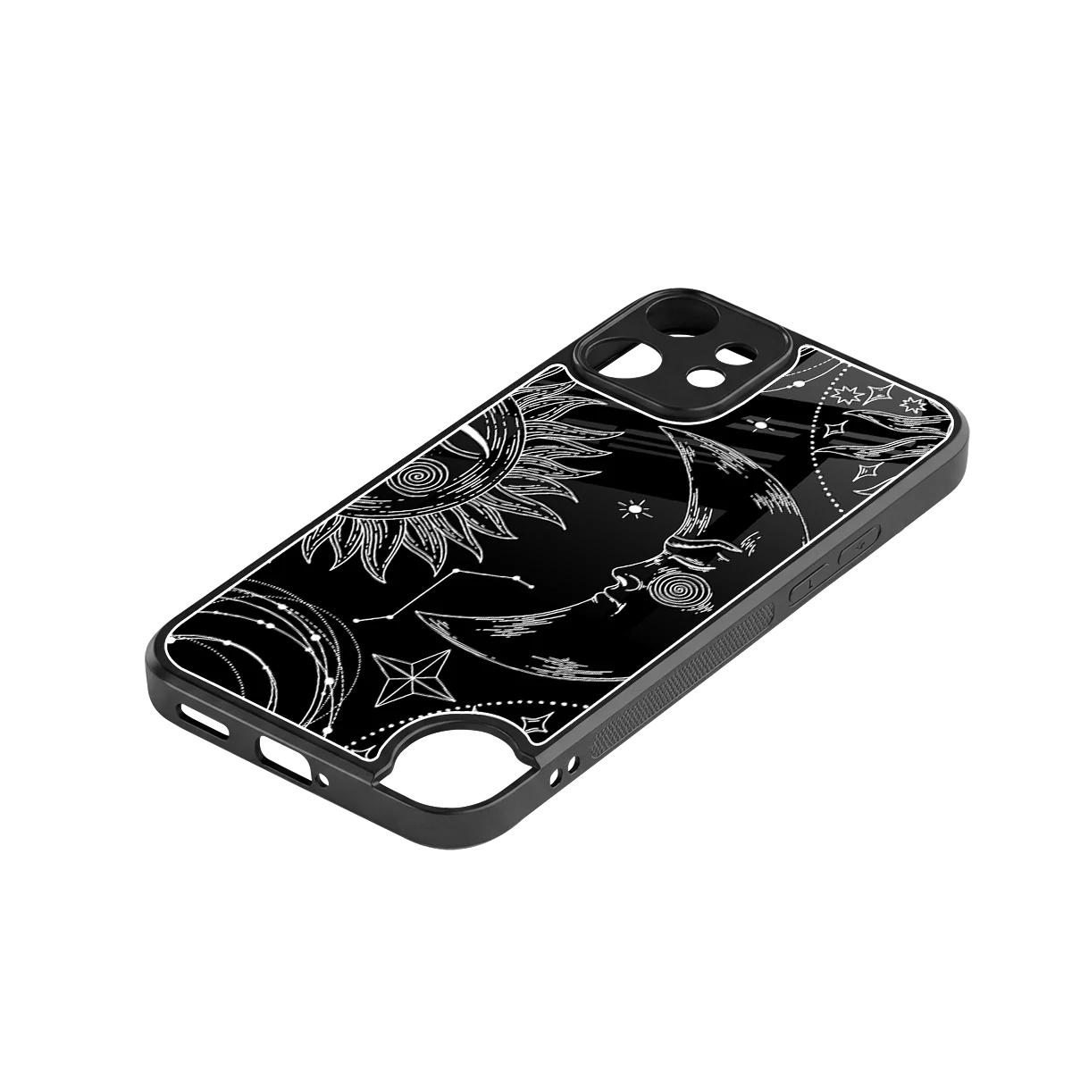 Celestial Duo stylish phone case for cmf nothing phone 2 pro | glossy glass and slim fit