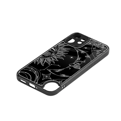 Celestial Duo stylish phone case for cmf nothing phone 2 pro | glossy glass and slim fit