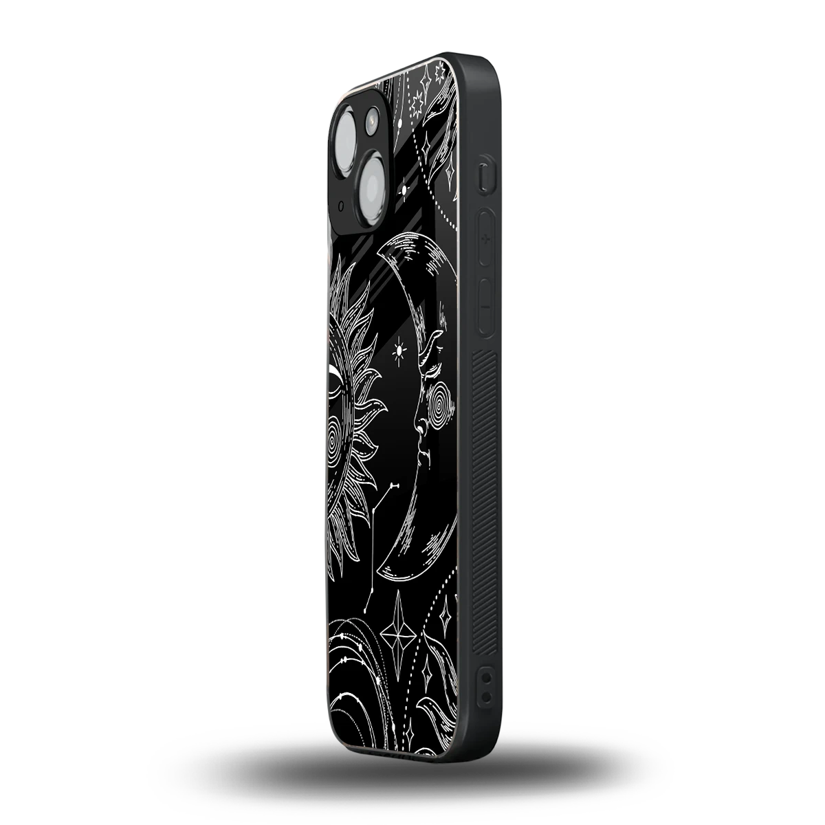 Celestial Duo iphone 12 mini mobile cover | shockproof glass phone case