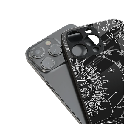 Celestial Duo Phone Case for Iphone 16 | Glass Case