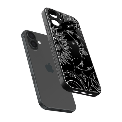 Celestial Duo Phone Case for Iphone 16 | Glass Case