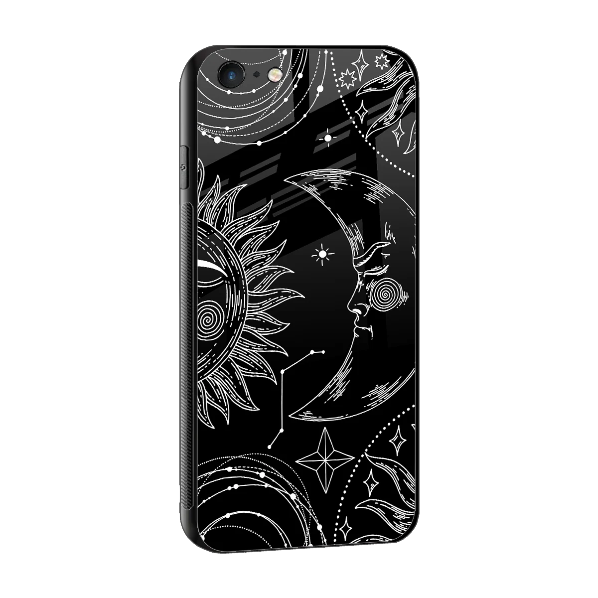 Celestial Duo sleek iphone 6 cover with tempered glass back and TPU edges