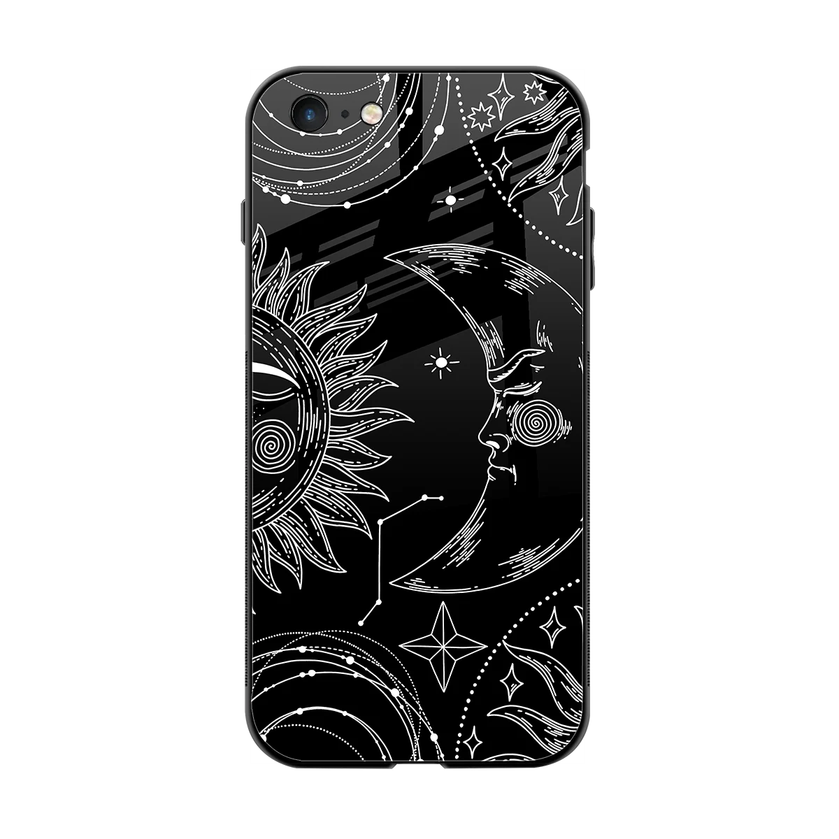 Celestial Duo back phone cover | glass case for iphone 6