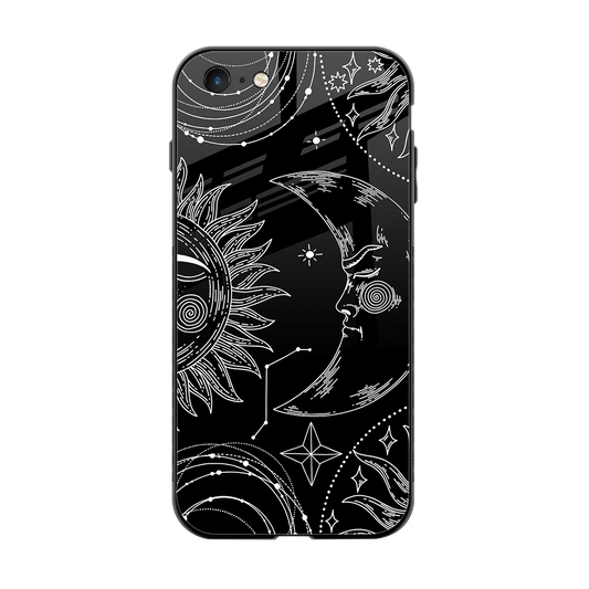 Celestial Duo back phone cover | glass case for iphone 6